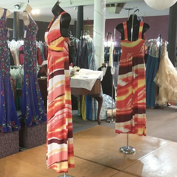 Dana Point maxi sun dress multi color - Picture 4 of 6